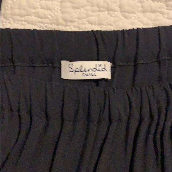 Black Splendid off the shoulder jumpsuit - Picture 6 of 7